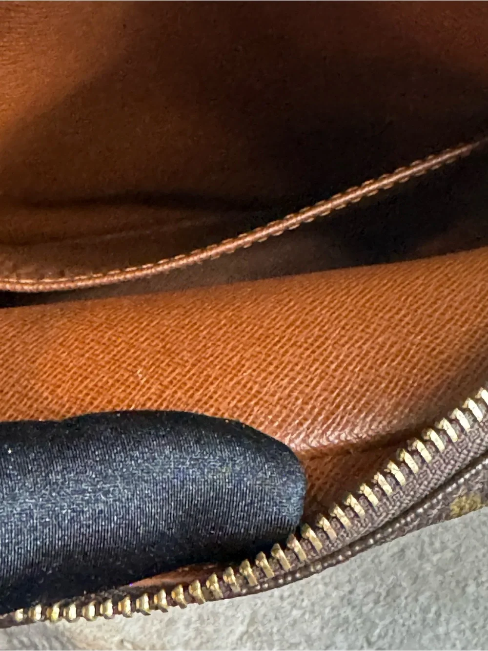 Louis Vuitton Monogram Amazon Canvas Messenger Bag with Tan Trim